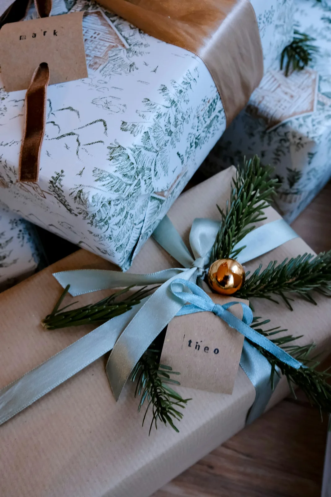 Thoughtfully wrapped gifts