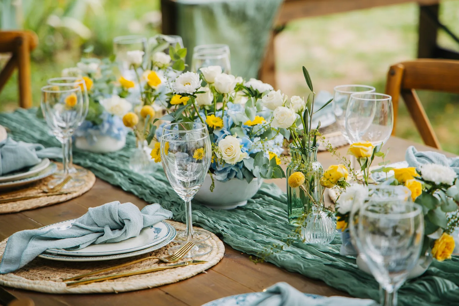 A thoughtfully set dining table ready for a relaxed gathering